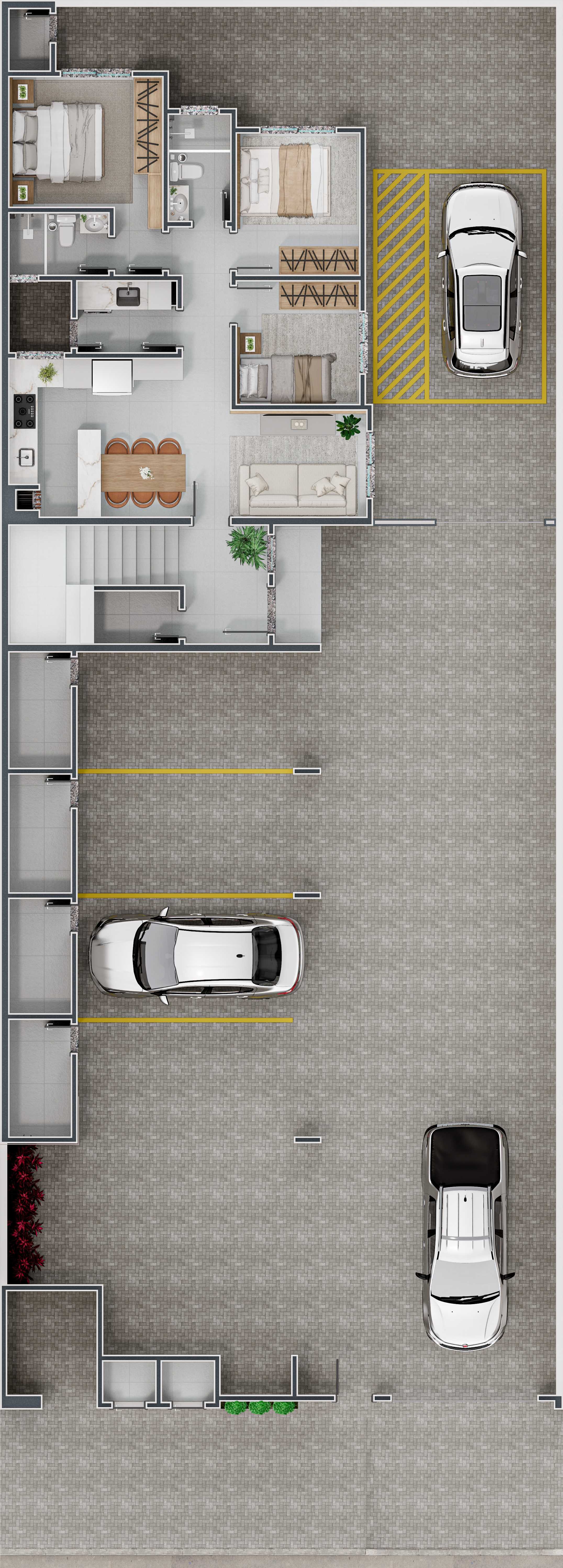 Planta - Wave Residence - Itapema do Norte - Sabbia Imóveis
