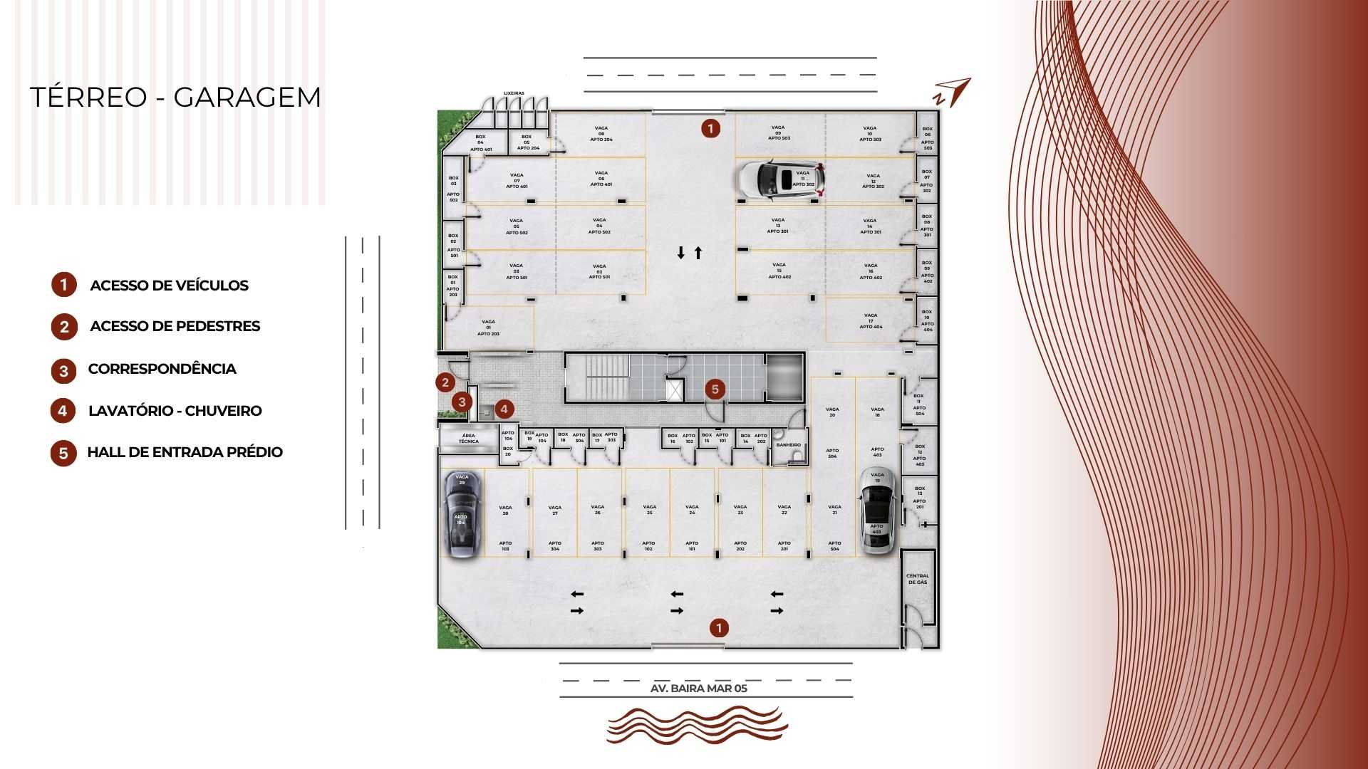 Planta - LANÇAMENTO FRENTE MAR - 03 dormitórios sendo 01 suíte - À partir de R$ 835.950,00 - Sabbia Imóveis
