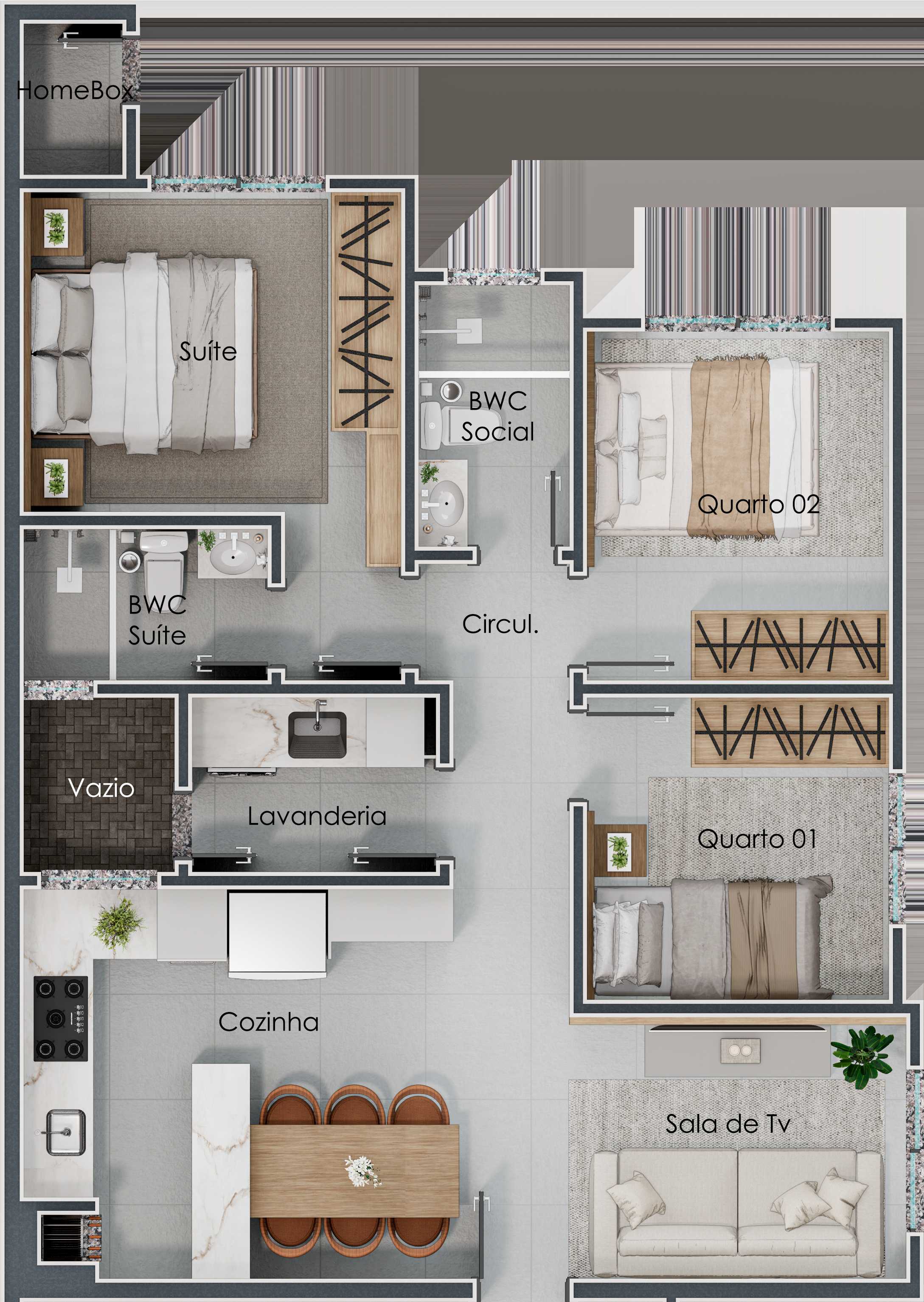 Planta - Wave Residence - Itapema do Norte - Sabbia Imóveis