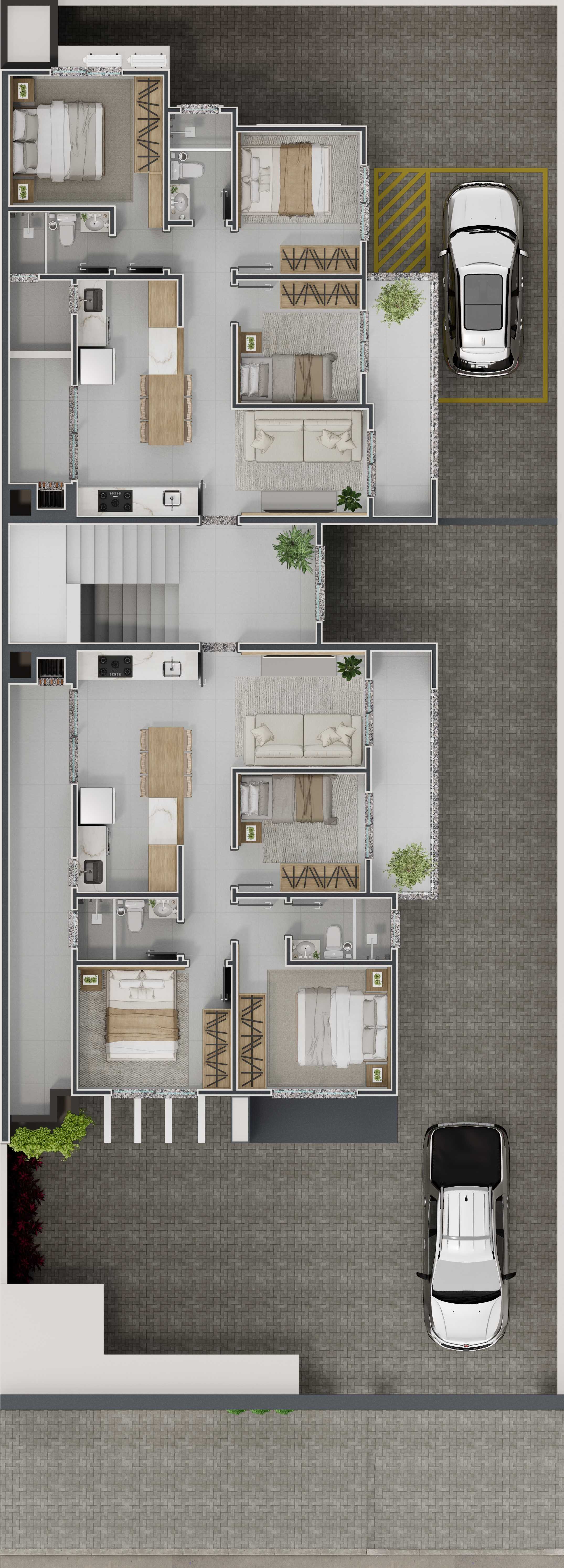 Planta - Wave Residence - Itapema do Norte - Sabbia Imóveis