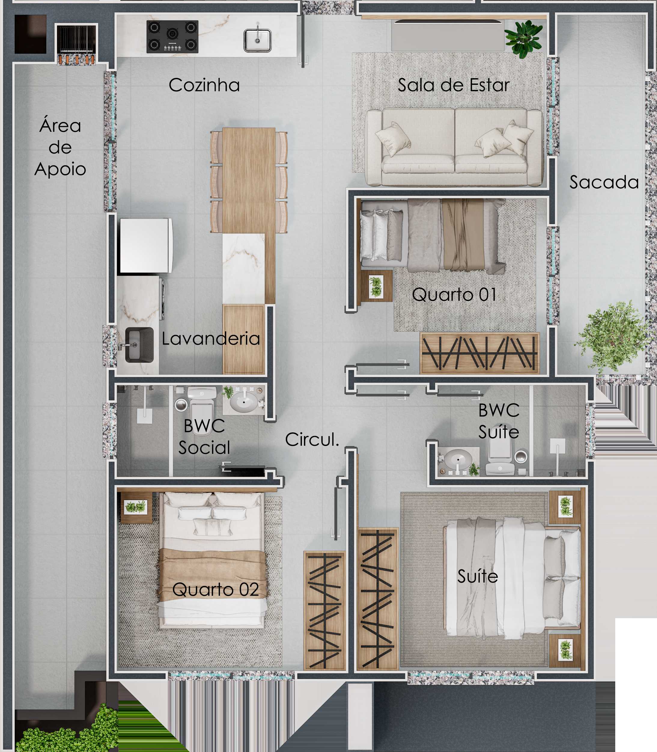 Planta - Wave Residence - Itapema do Norte - Sabbia Imóveis