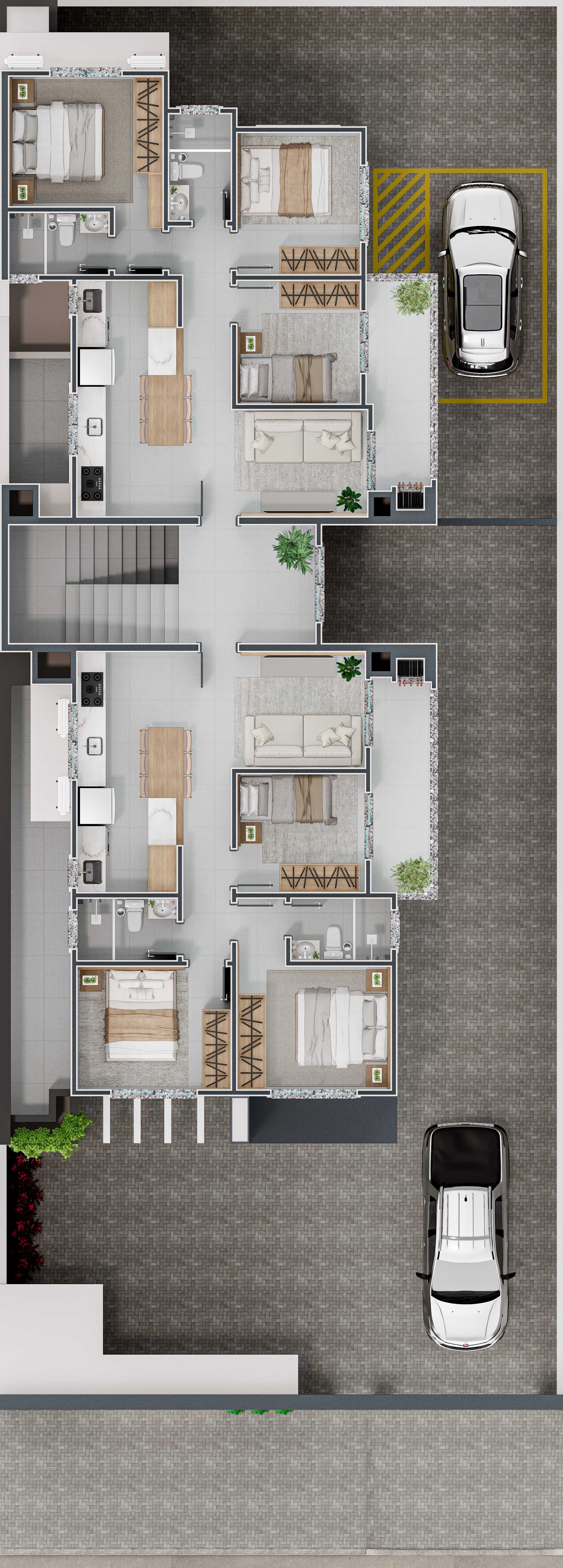 Planta - Wave Residence - Itapema do Norte - Sabbia Imóveis