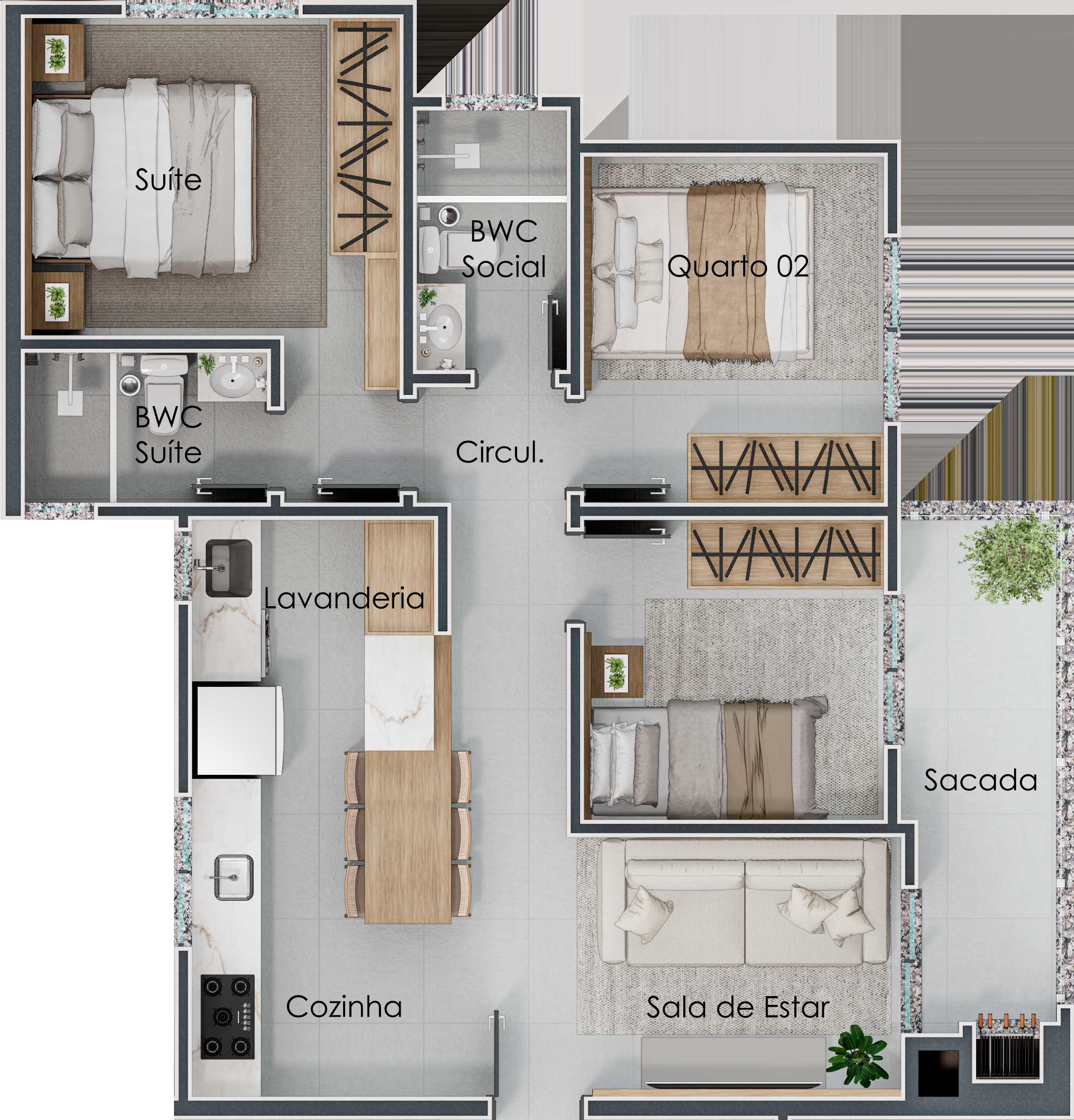 Planta - Wave Residence - Itapema do Norte - Sabbia Imóveis