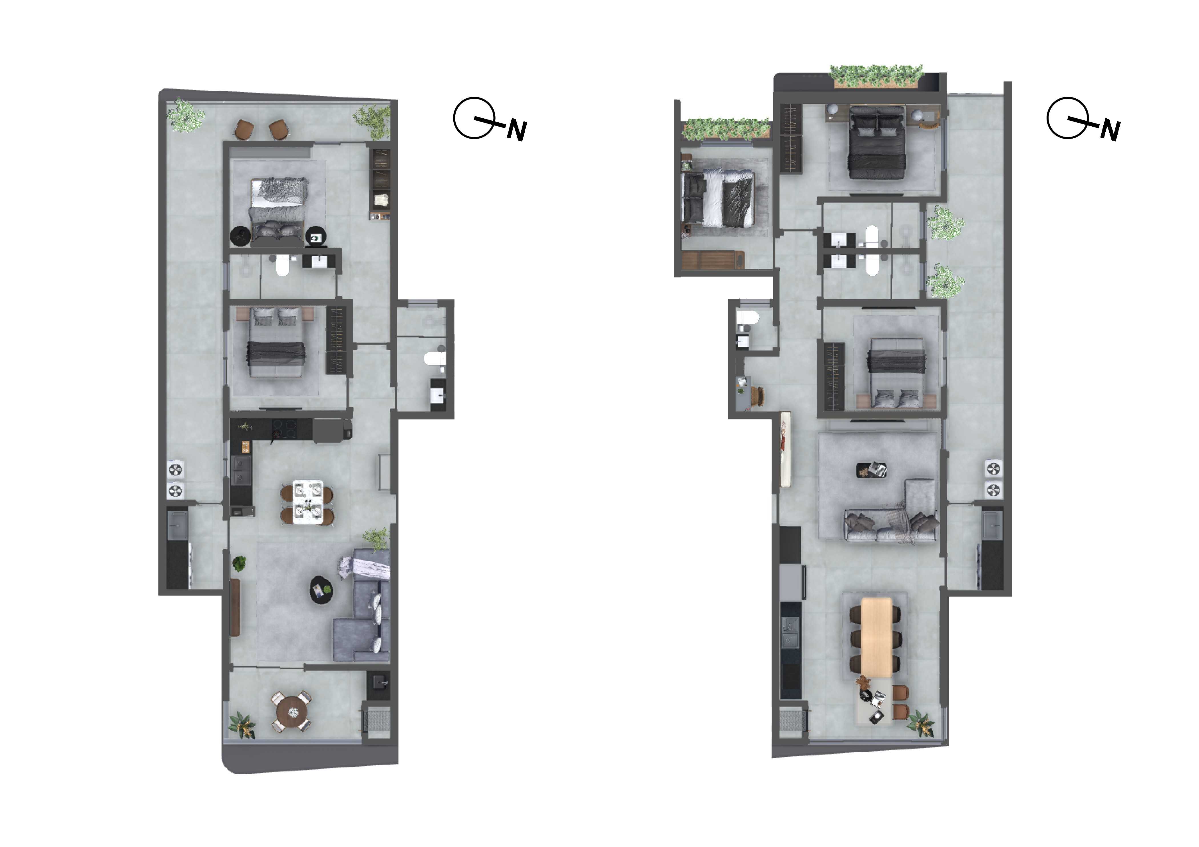 Planta - APARTAMENTO QUADRA MAR - 100 metros do Mar - Sabbia Imóveis
