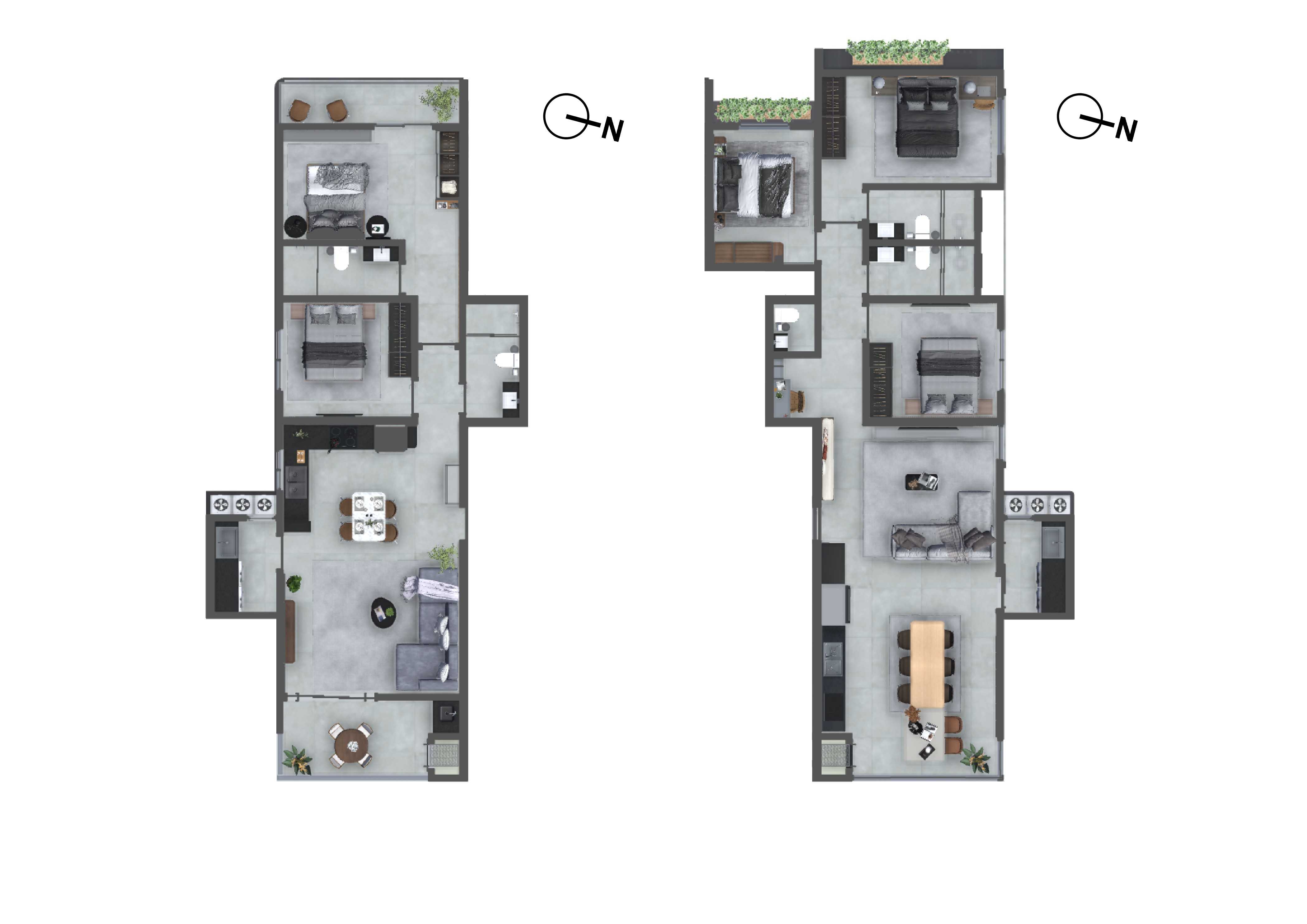 Planta - APARTAMENTO QUADRA MAR - 100 metros do Mar - Sabbia Imóveis