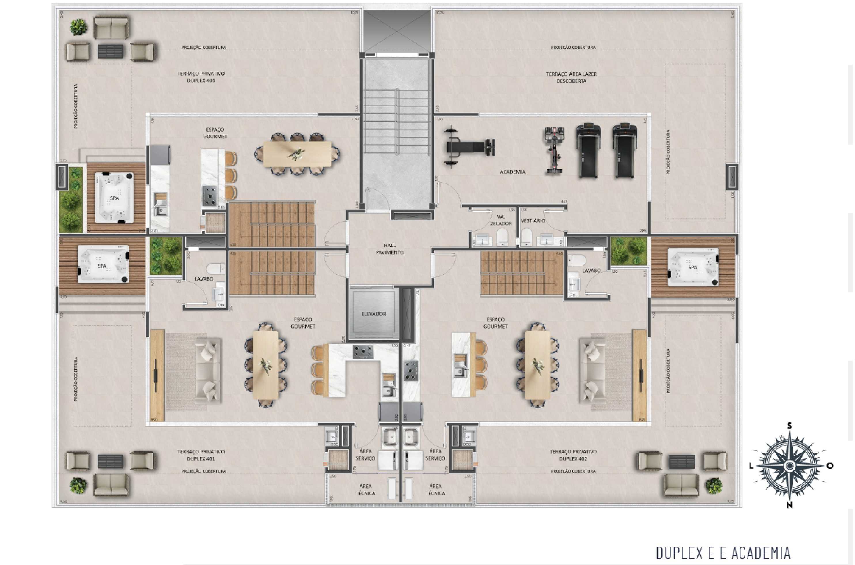 Planta - Apartamento à venda em Itapoá, Rainha, com 3 quartos - Sabbia Imóveis