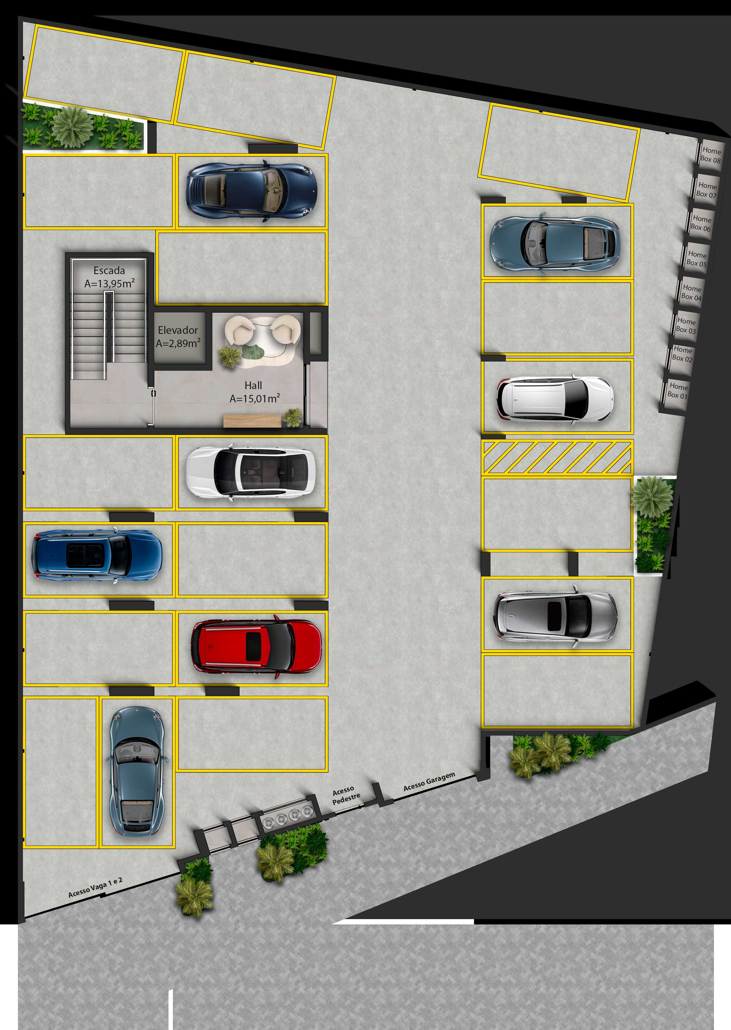 Planta - À APENAS 100 METROS DO MAR E PRÓXIMO AS LINDAS PEDRAS DE ITAPOÁ! - Sabbia Imóveis