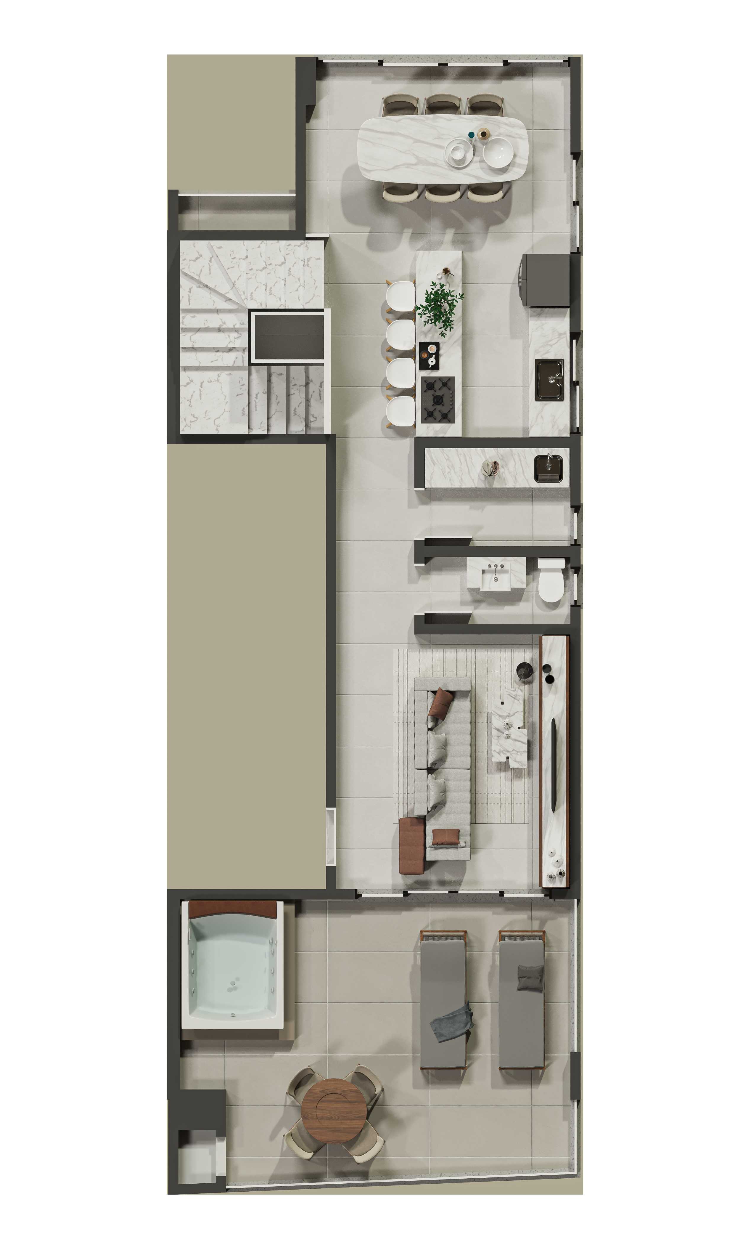 Planta - Residencial Sicília-100mts do MAR - 3 dormitórios (1 suíte ou 03 suítes) - Entre a 1ªe a 2ª pedra - Valores à partir de R$ 859.000,00 - Sabbia Imóveis